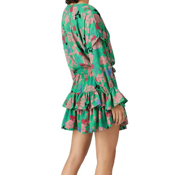 MISA Los Angeles Amalya Dress in Peony Floral Mini - Picture 3 of 10